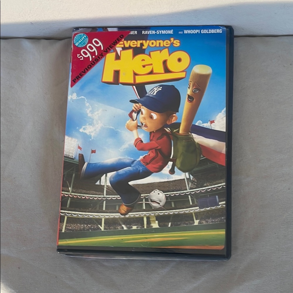 ⭐️ Everyone's Hero DVD Animated Family Adventure 2006 Fox Home Video Movie Film